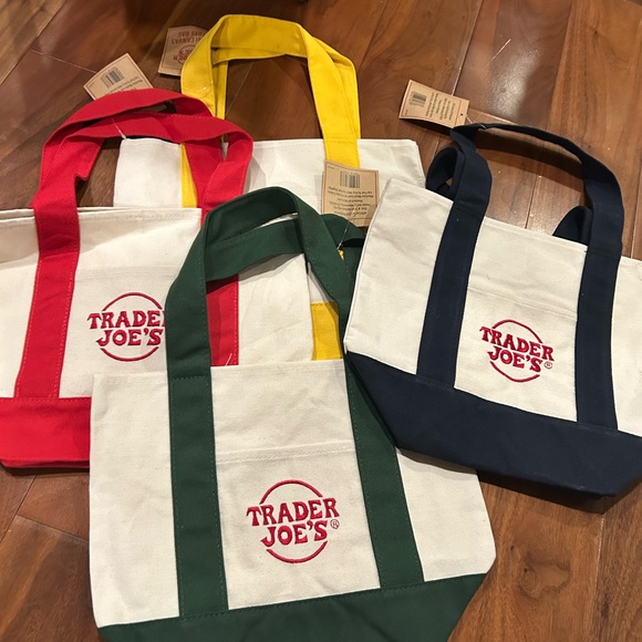 Handbags - Trader Joe's MiNI complete set Canvas Tote Bags Set